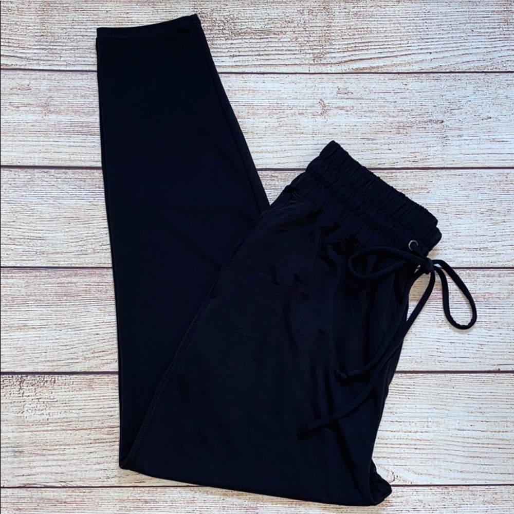Fabletics Black Drawstring Pants - image 1
